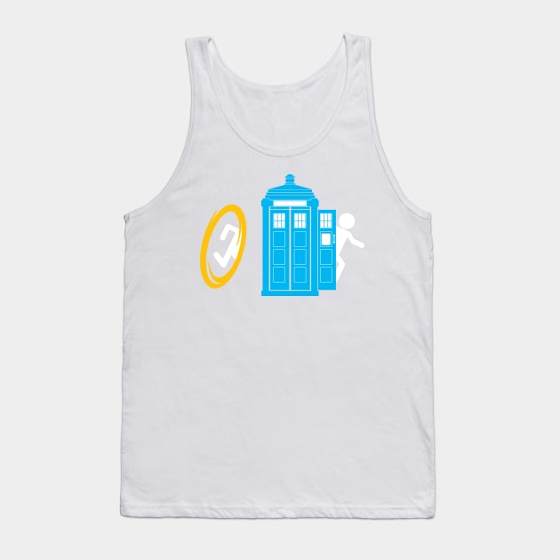 Portal Who Tank Top by losthero